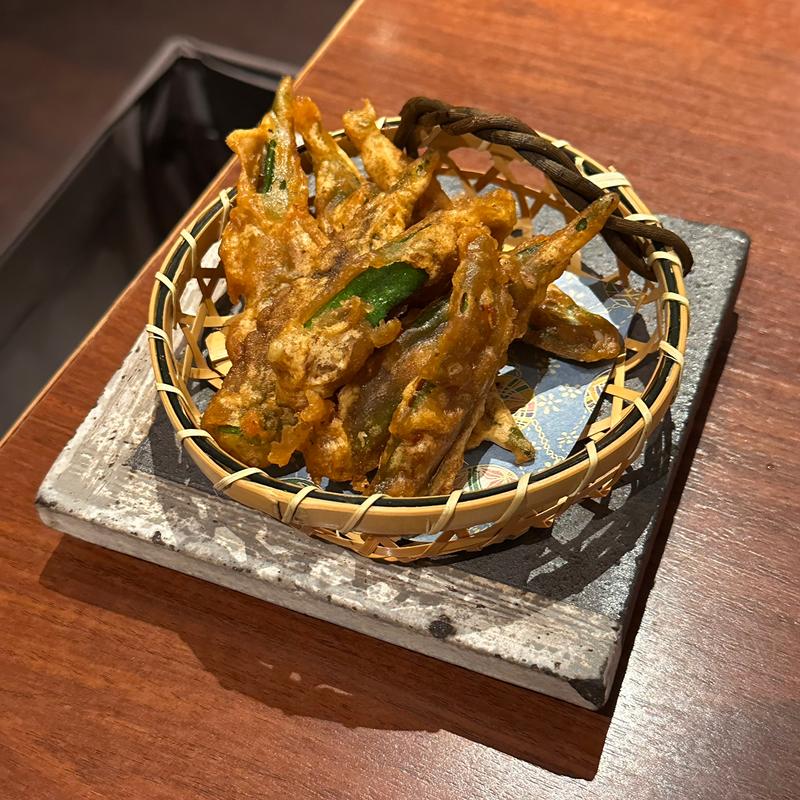オクラの唐揚げ(鳥どり 日本橋店)
