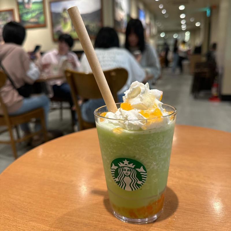 もっとGOHOBIメロンフラペチーノ(スターバックスコーヒー 用賀店)