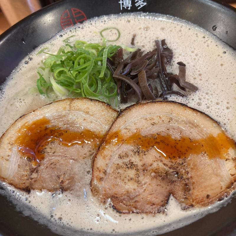 くまちゃんラーメン（並）(博多くまちゃん らぁめん 大名本店)