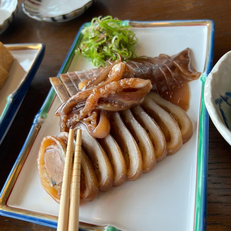 真イカ沖漬け(静ヒルズカントリークラブ レストラン )