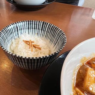 〆のダイブご飯(ラーメン さくらまる 三田店)