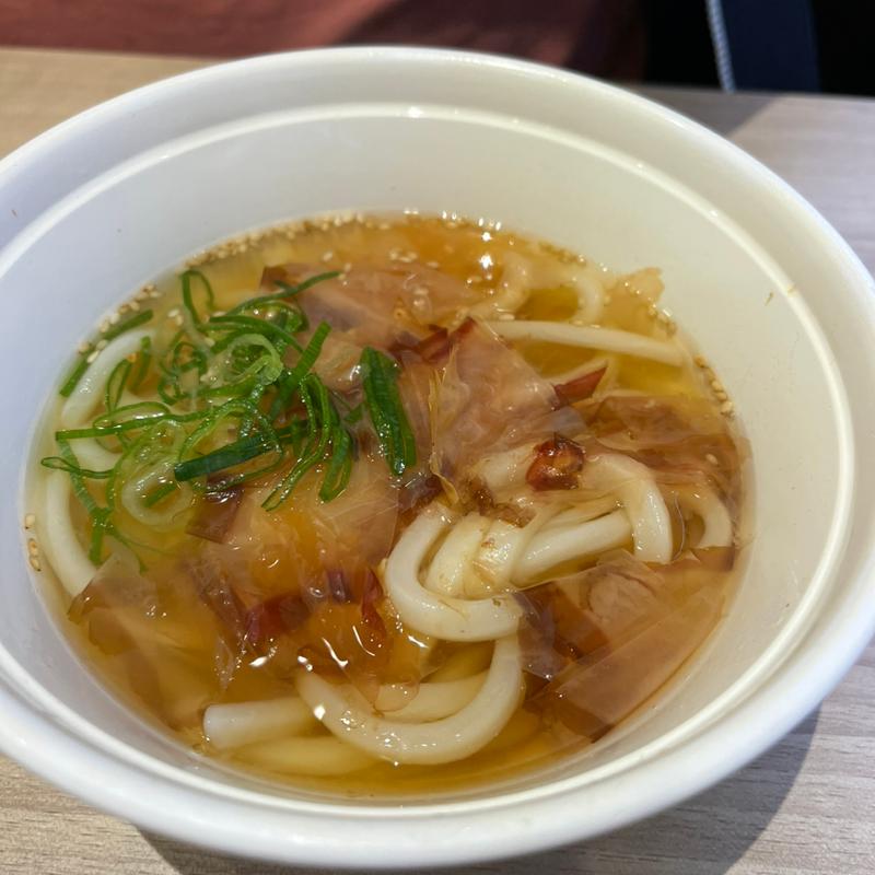 まぐろ節香るかけうどん(かっぱ寿司 新津店 )