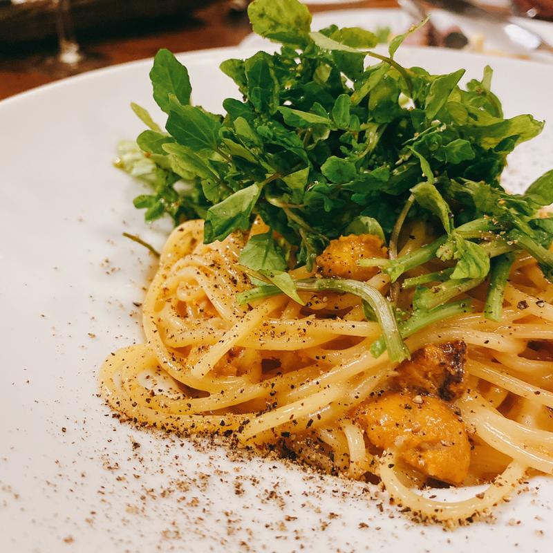 ウニとクレソンの(bhive)