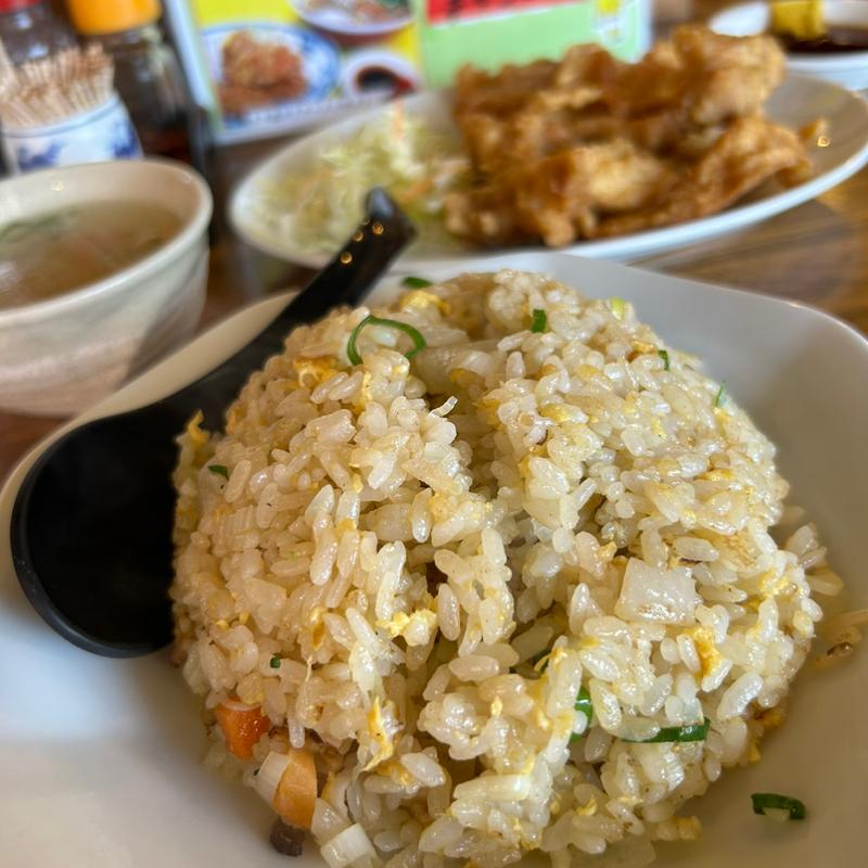 焼き飯とカラ揚げセット(中華料理 太陽)