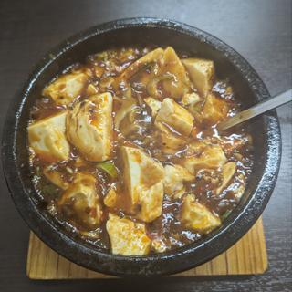 無限チーズ入り石焼麻婆豆腐(中華美食 風味屋)