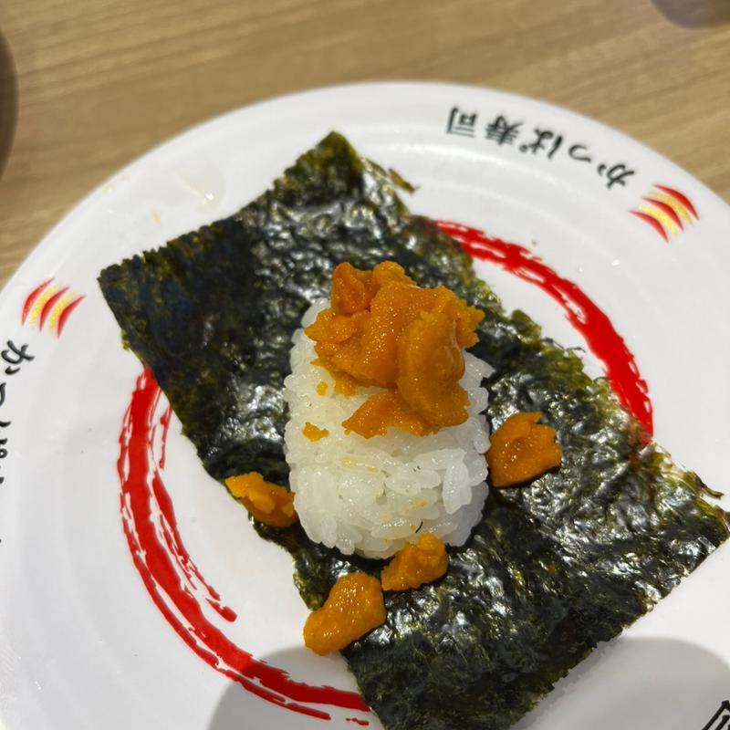 手包みウニ(かっぱ寿司 新津店 )