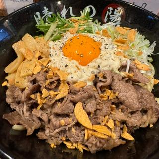 青森バラ焼肉ねぶたまぜそば(二代目麺酒場 晴れの陽)