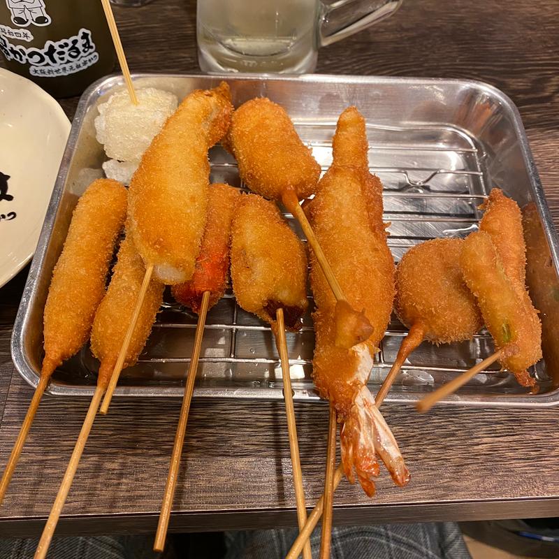 新大阪セット(串かつだるま 新大阪駅なか店)