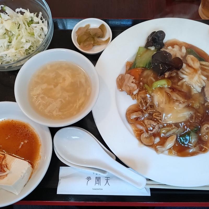 五目焼きそば(中華酒家 多聞天)