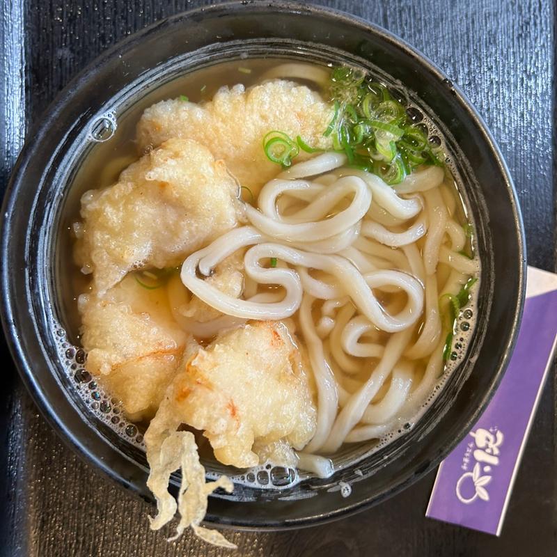 とり天うどん(温)(和菜うどん 快)