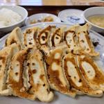 ダブル餃子定食(ぎょうざの満洲 狭山ヶ丘駅前店)