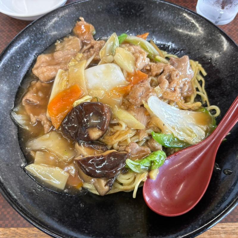 豚肉たっぷりあんかけ焼きそば(餃子の王将 新三田店)