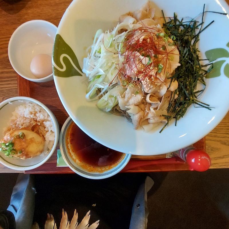 肉そば玉天丼膳(天竜そば こたけ庵)