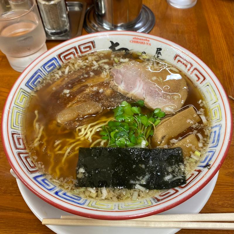 骨付き焼豚そば(支那そば ちばき屋)