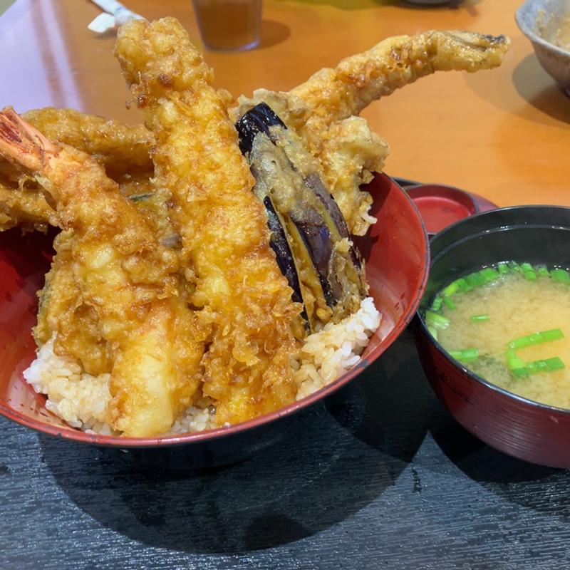 上穴子天丼(お食事処　はくさい )