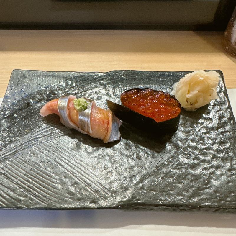 ニシンとイクラ(鮨処まえだ)