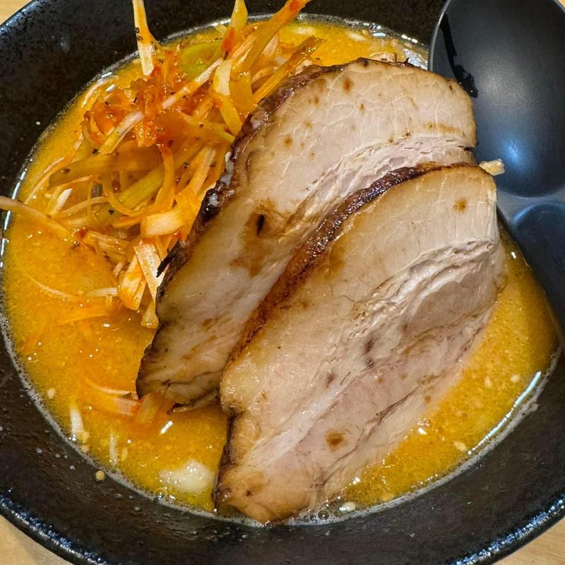 辛ネギ味噌そば 焼豚(支那そば分田上仙台本店)