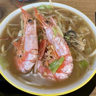 高級海鮮チャンポン麺(ラーメン おこじょ 長岡店)