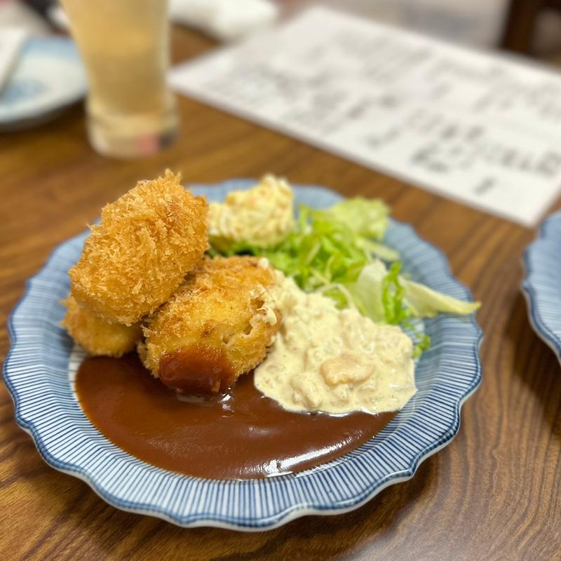 手作りクリームコロッケ(与助)