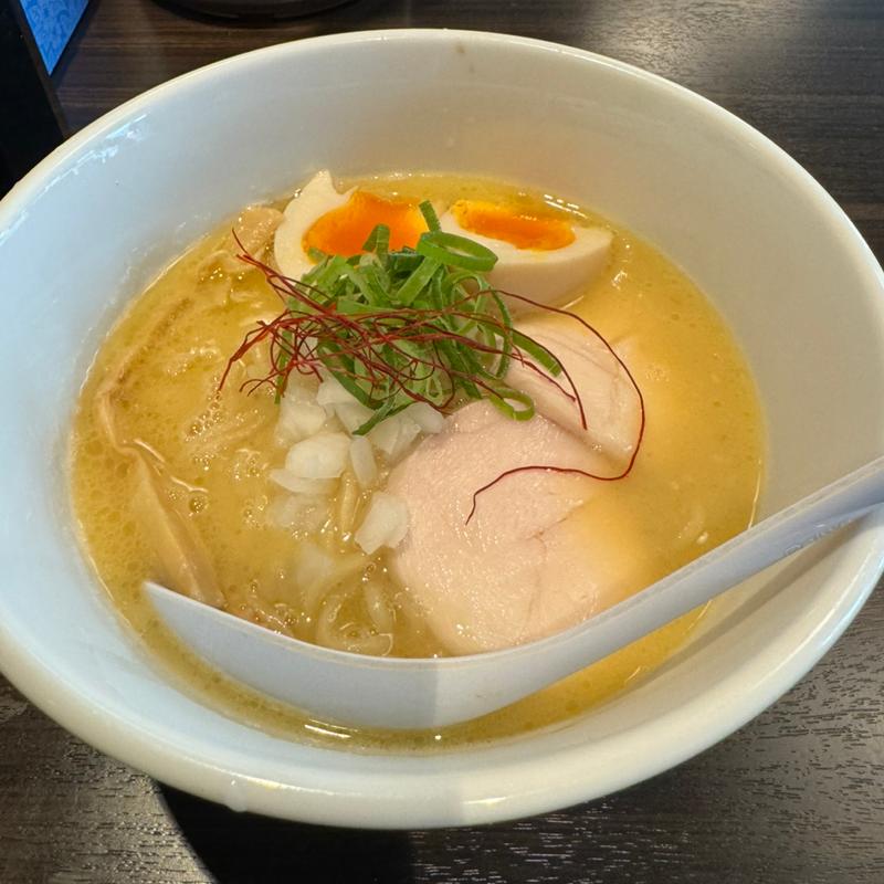 濃厚鶏そば(白)味玉付(Ramen making experience shop BARANO / 西葛西らぁ麺と酒 ばら乃)