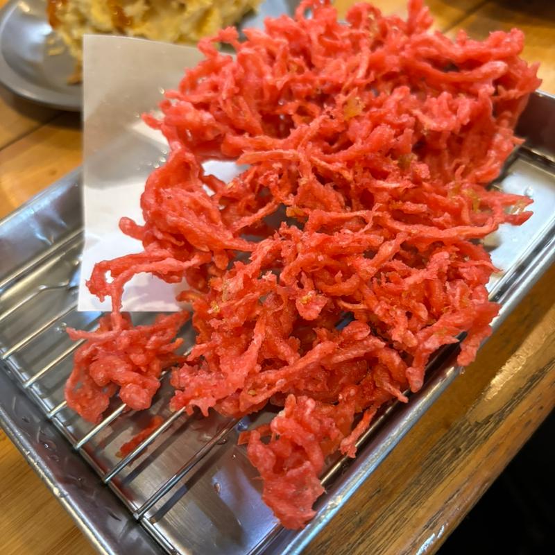 紅しょうが天(平田屋 中野坂上店)