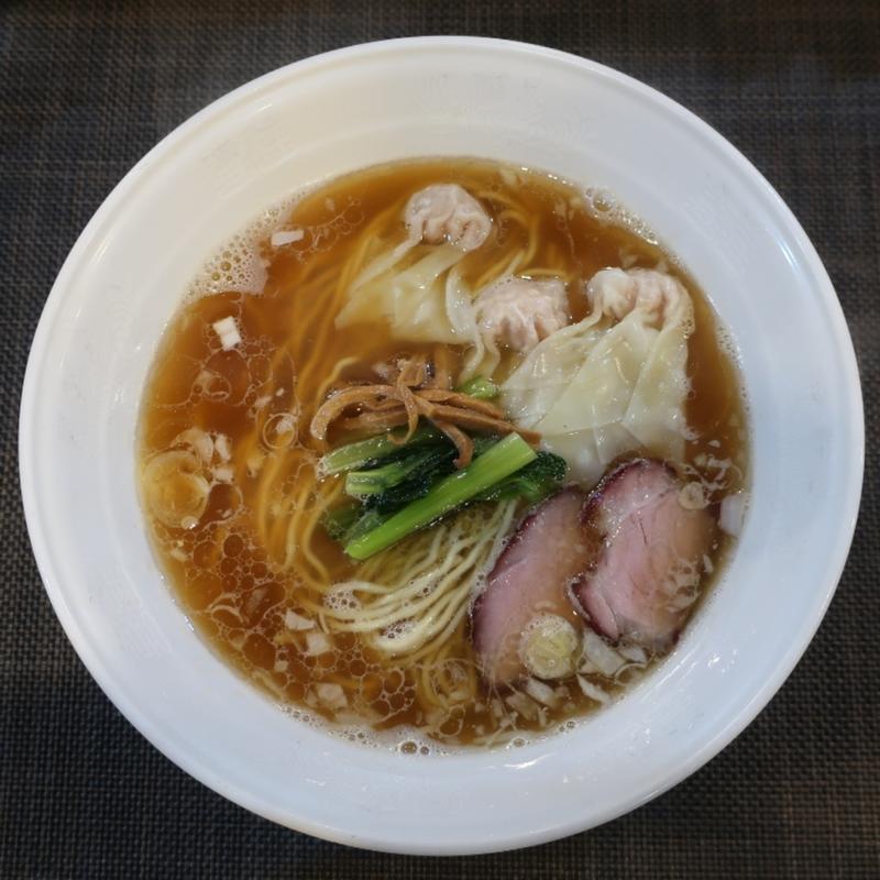 ワンタンめん(3個)(らーめん穀雨)