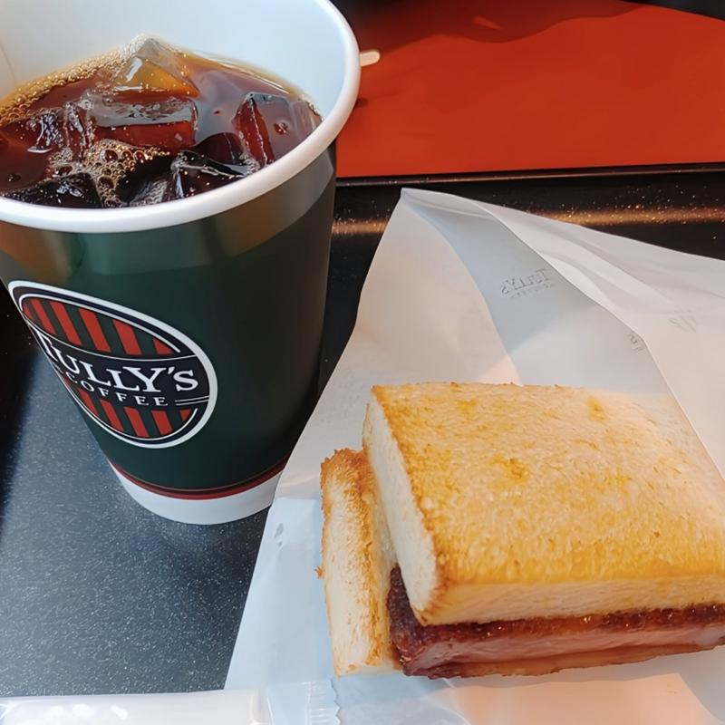 極厚ハムカツサンド(タリーズコーヒー 竹橋店)