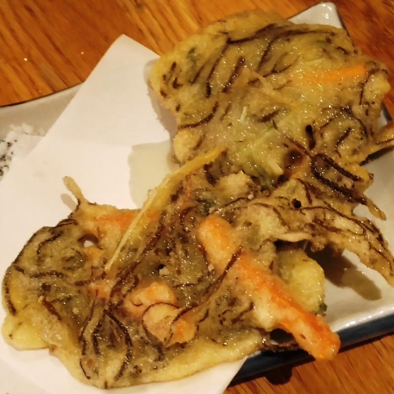 もずくの天ぷら(大鶴見食堂)
