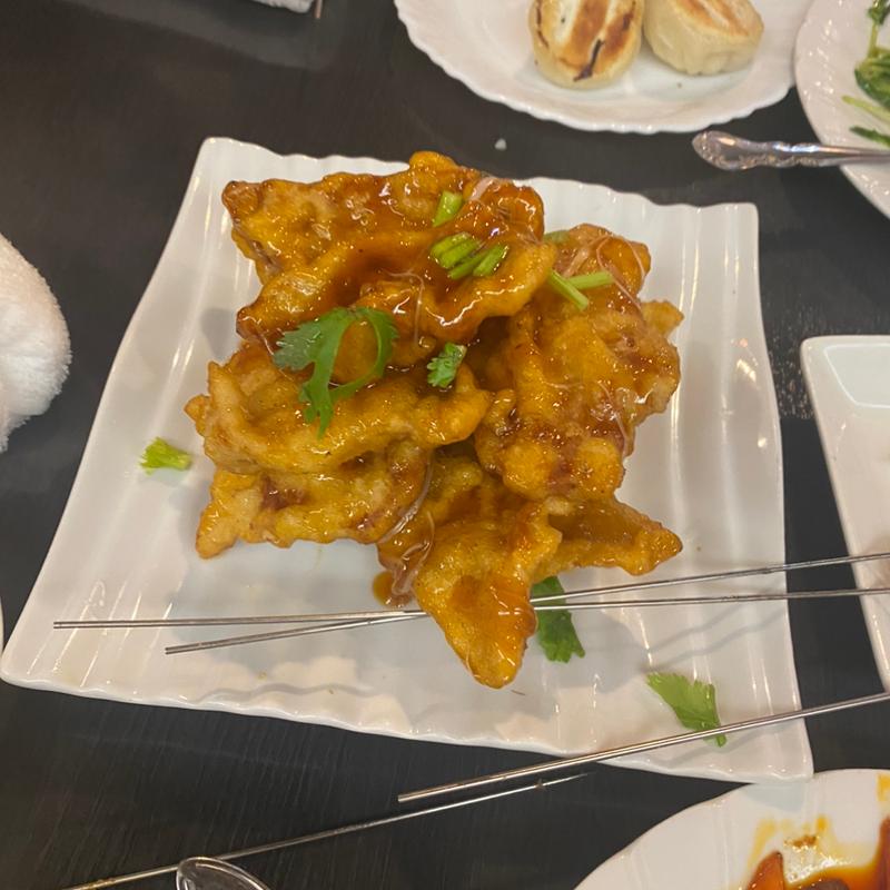 豚肉の甘酢あんかけ(辣香坊)