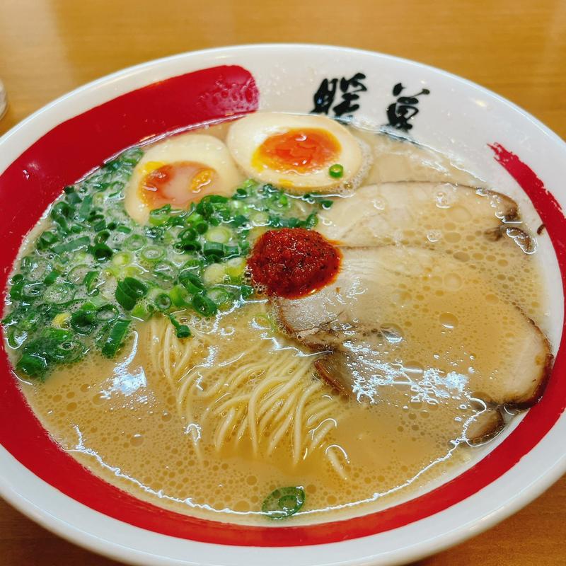 半熟煮玉子ラーメン(暖暮 駅前店)