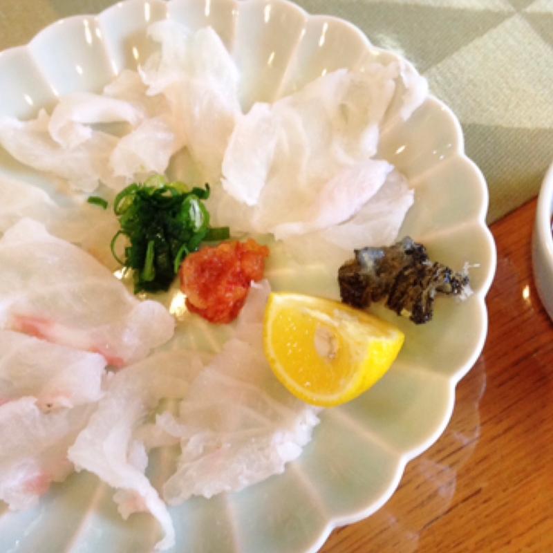 クエ鍋定食(花山温泉 薬師の湯 )