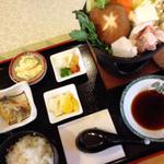クエ鍋定食(花山温泉 薬師の湯 )