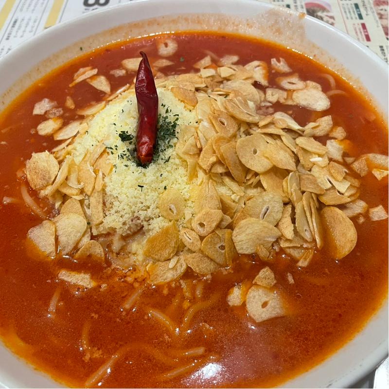 赤唐トマトソースガーリックフライ乗せ(はらっぱ 本店 )