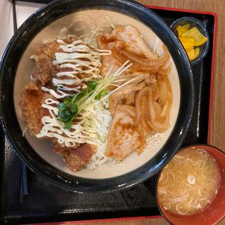 スタミナダブル丼(国済寺天然温泉 お食事処)