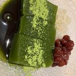 濃い抹茶ゼリー