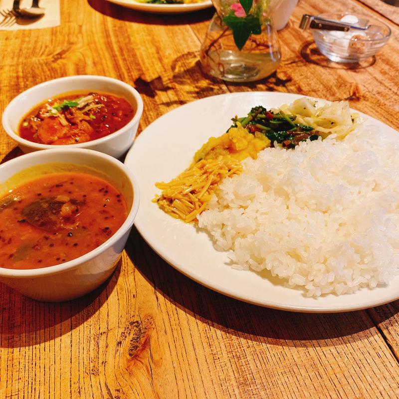 カレーランチ(2種)(スパイスカフェ （SPICE Cafe）)