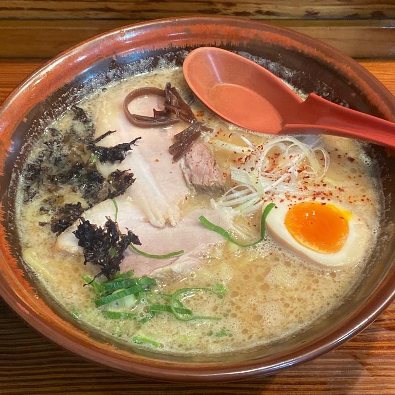 極上鶏白湯らーめん 醤油(ゴチソウラーメン雷電)