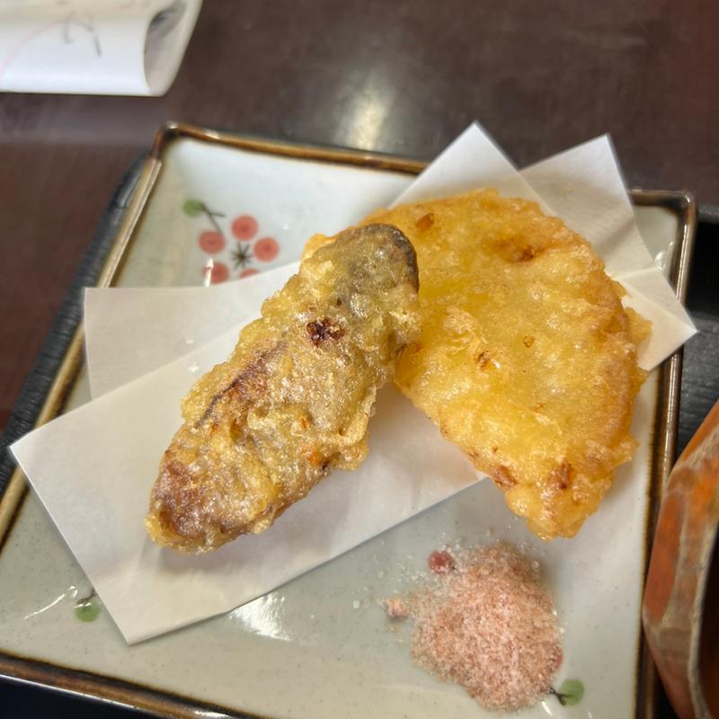 ごぼう天＋玉ねぎ天(川久麦笑)