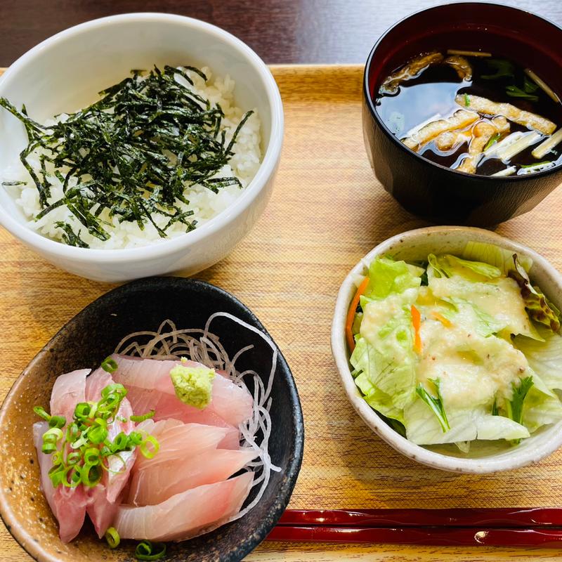 ミニ三種丼定食(花板食堂ISHIKAWA)