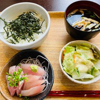 ミニ三種丼定食(花板食堂ISHIKAWA)