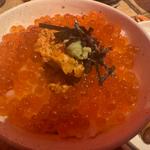 雲丹・イクラ合盛り丼(銭函バーベキュー 銀座店)