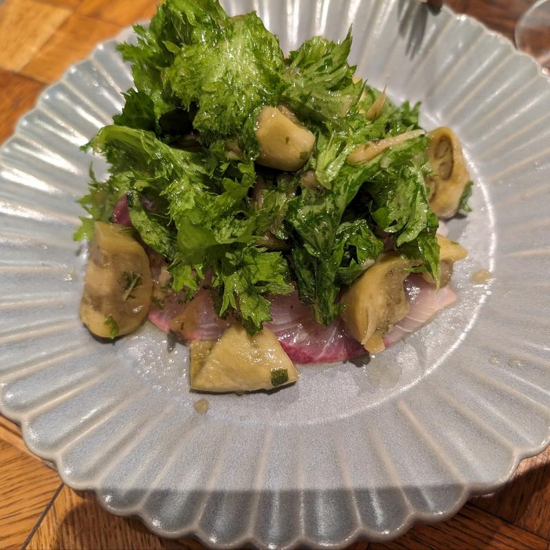 鮮魚と旬の果物のカルパッチョ(ニューマン横浜 ドラセブン)