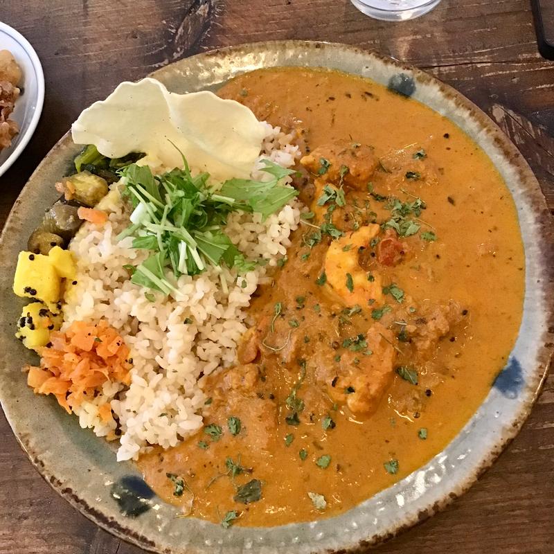 天然海老のクリーミーカレー(こっそりカレー)