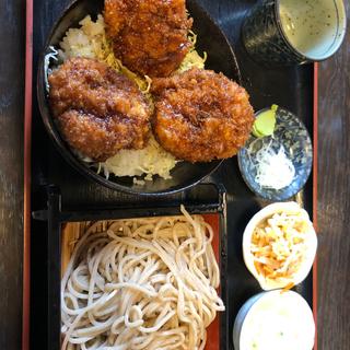 ソースかつ丼セット(峠の茶屋)