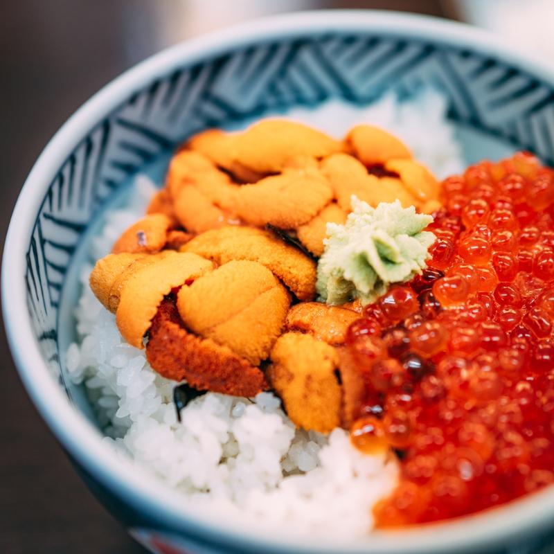 うにいくら丼(さかな屋食堂ウロコジュウ)