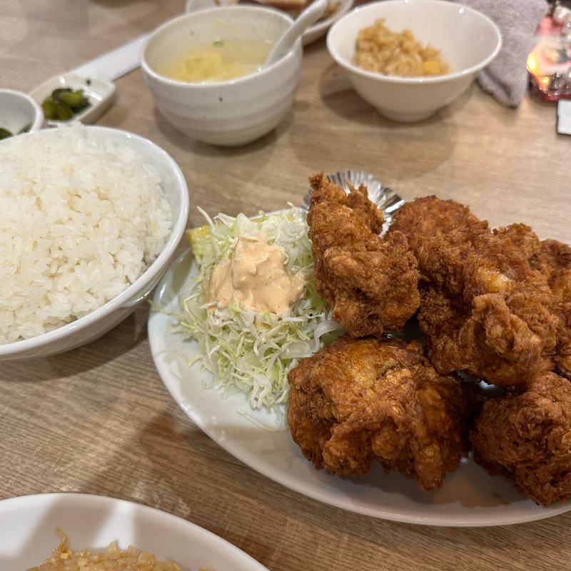 鶏カラ定食(つる園 )