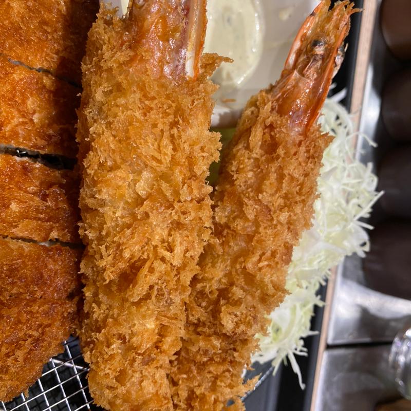 有頭大海老フライ(松のや 中洲店)