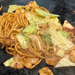 三味焼そば(お好み焼 狸狸亭（ぽんぽこてい）上六店)