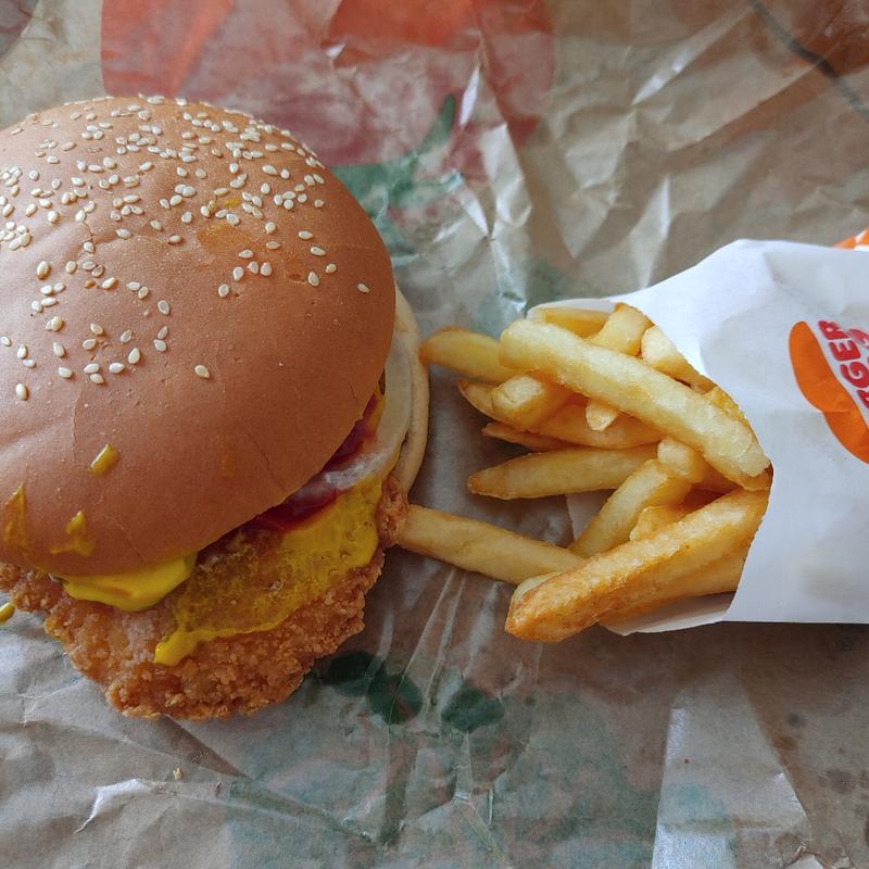 ビッグチキンフィレ デラックスセット(バーガーキング ニッケコルトンプラザ店)