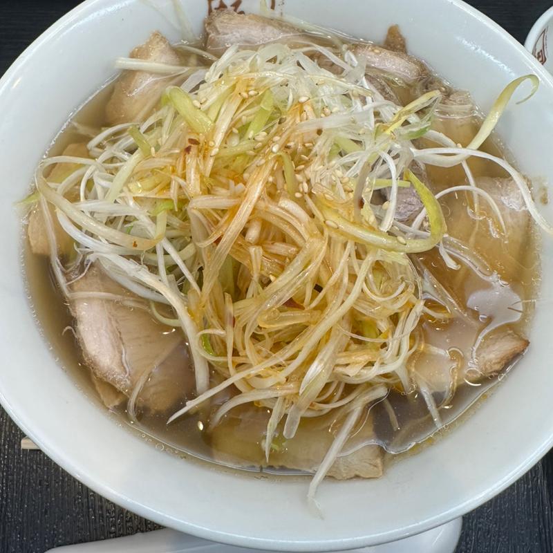 ねぎ焼豚ラーメン(喜多方ラーメン坂内 川崎東田店)